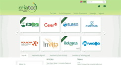 Desktop Screenshot of fundocriatec.com.br